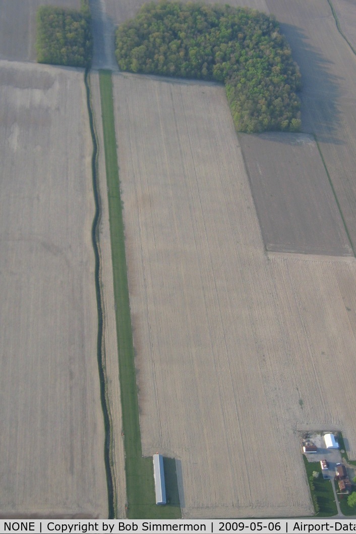 NONE Airport - Unknown N-S farm strip on Putner Rd. near Delphos, Ohio.