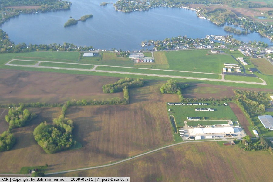 Fulton County Airport (RCR) - Looking south from 2500'