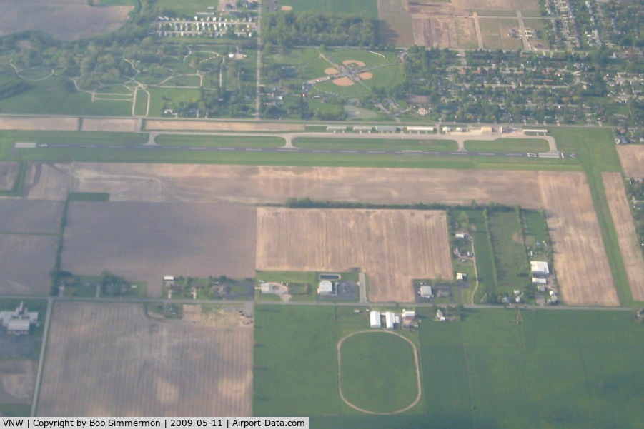 Van Wert County Airport (VNW) - Looking north from 10,000'