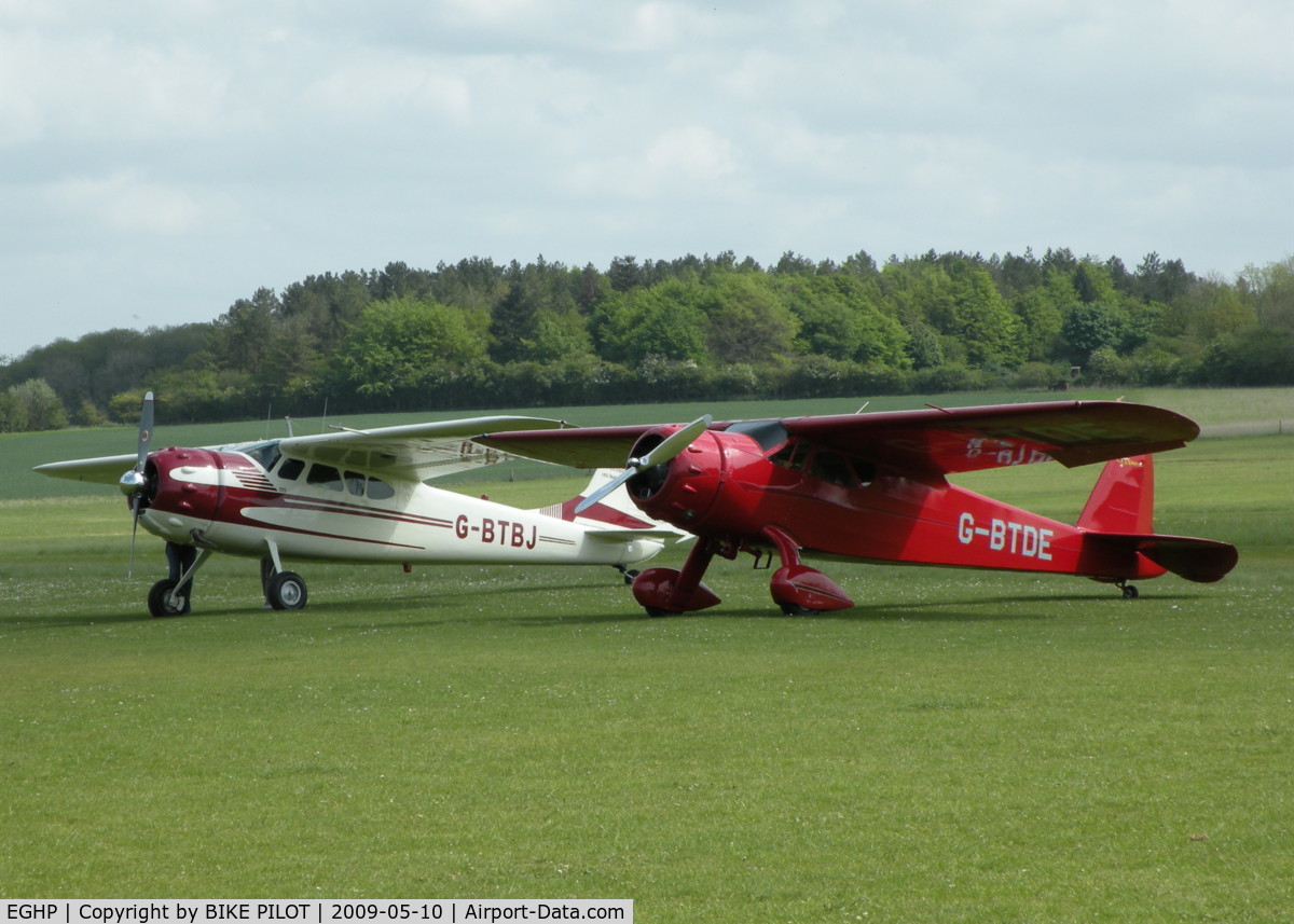 Popham Airfield Airport, Popham, England United Kingdom (EGHP) - CLASSIC CESSNA'S AT THE VINTAGE CESSNA FLY-IN