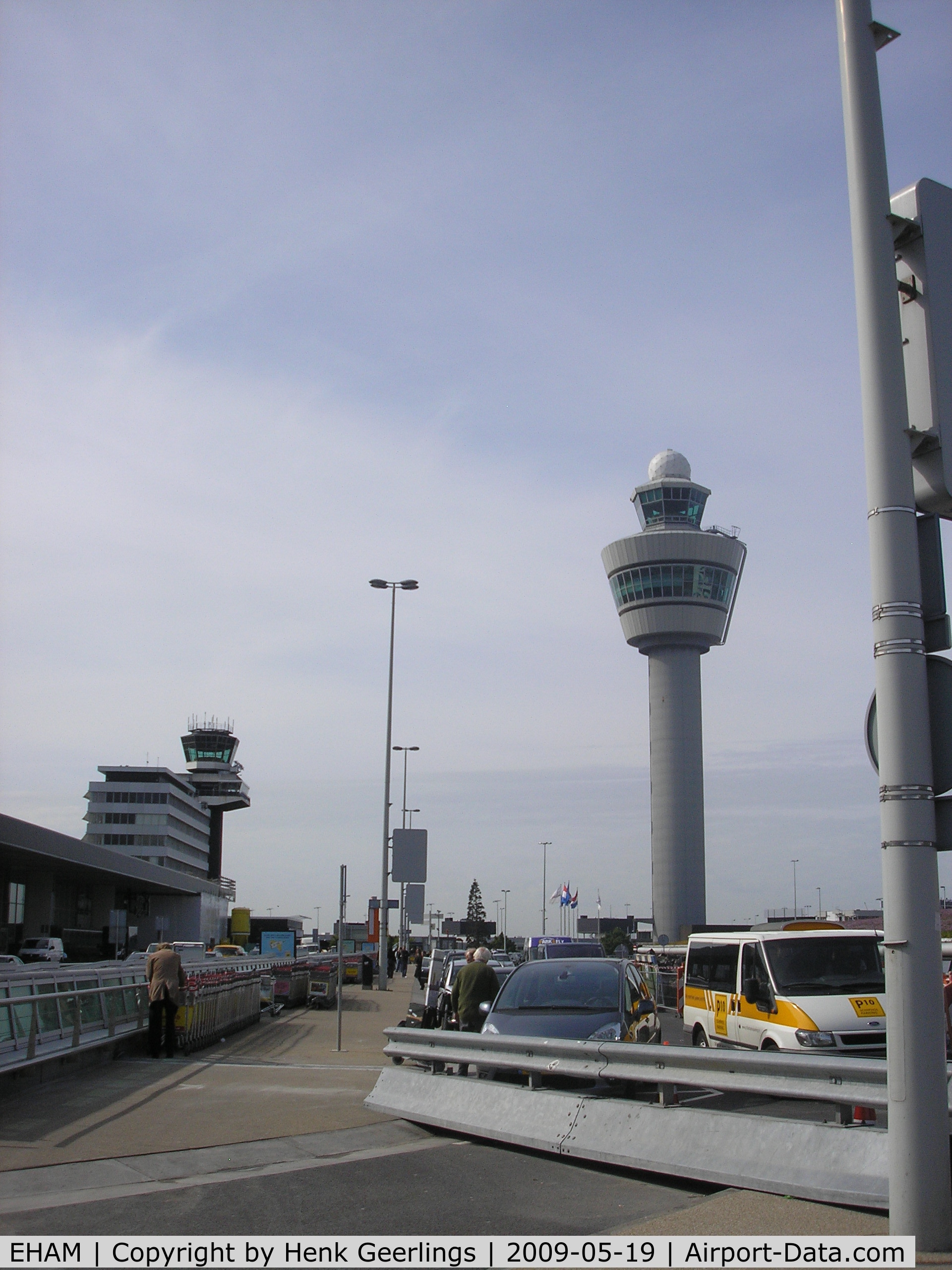 Amsterdam Schiphol Airport, Haarlemmermeer, near Amsterdam Netherlands (EHAM) - Schiphol , Old and New Control Tower