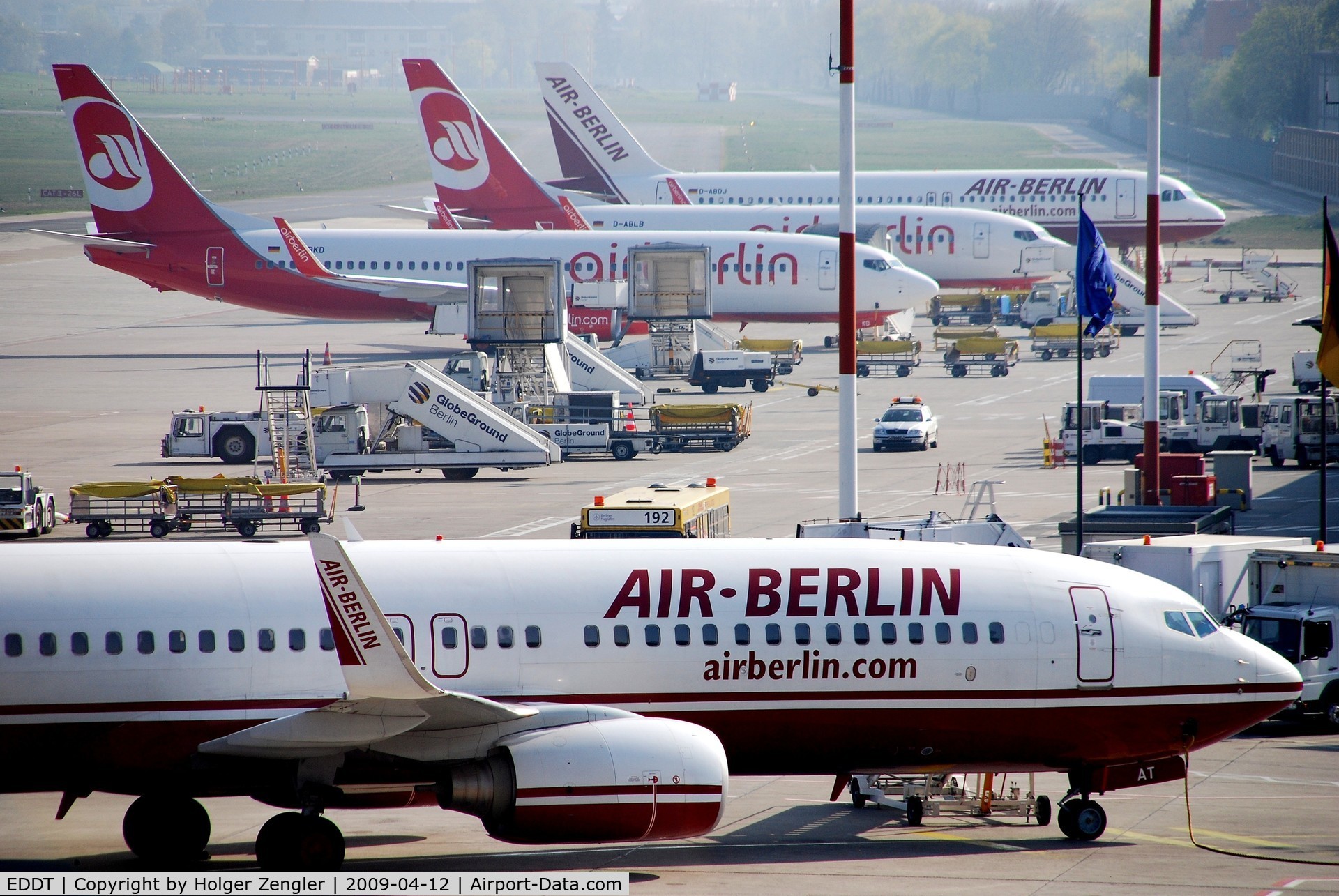 Tegel International Airport (closing in 2011), Berlin Germany (EDDT) - At AIR BERLIN homebase
