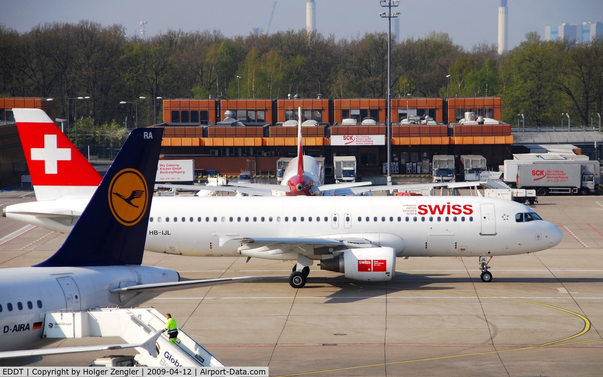 Tegel International Airport (closing in 2011), Berlin Germany (EDDT) - Some go, some stay....