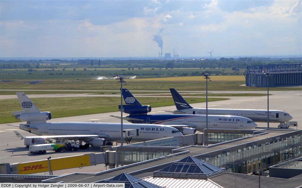 Leipzig/Halle Airport, Leipzig/Halle Germany (EDDP) - View to the american corner of LEJ