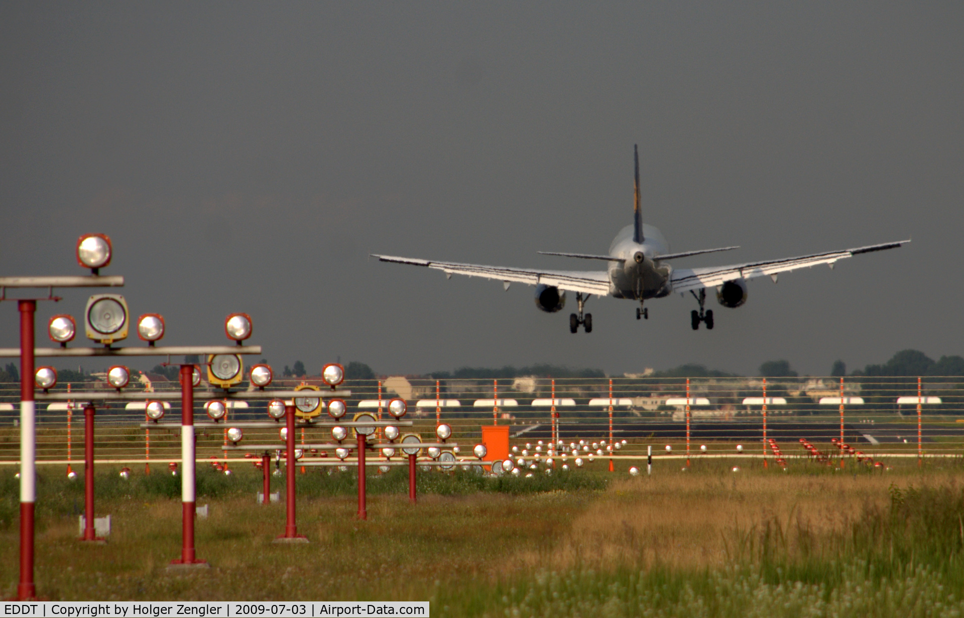 Tegel International Airport (closing in 2011), Berlin Germany (EDDT) - Touch down at runway 08 L in 2 seconds.