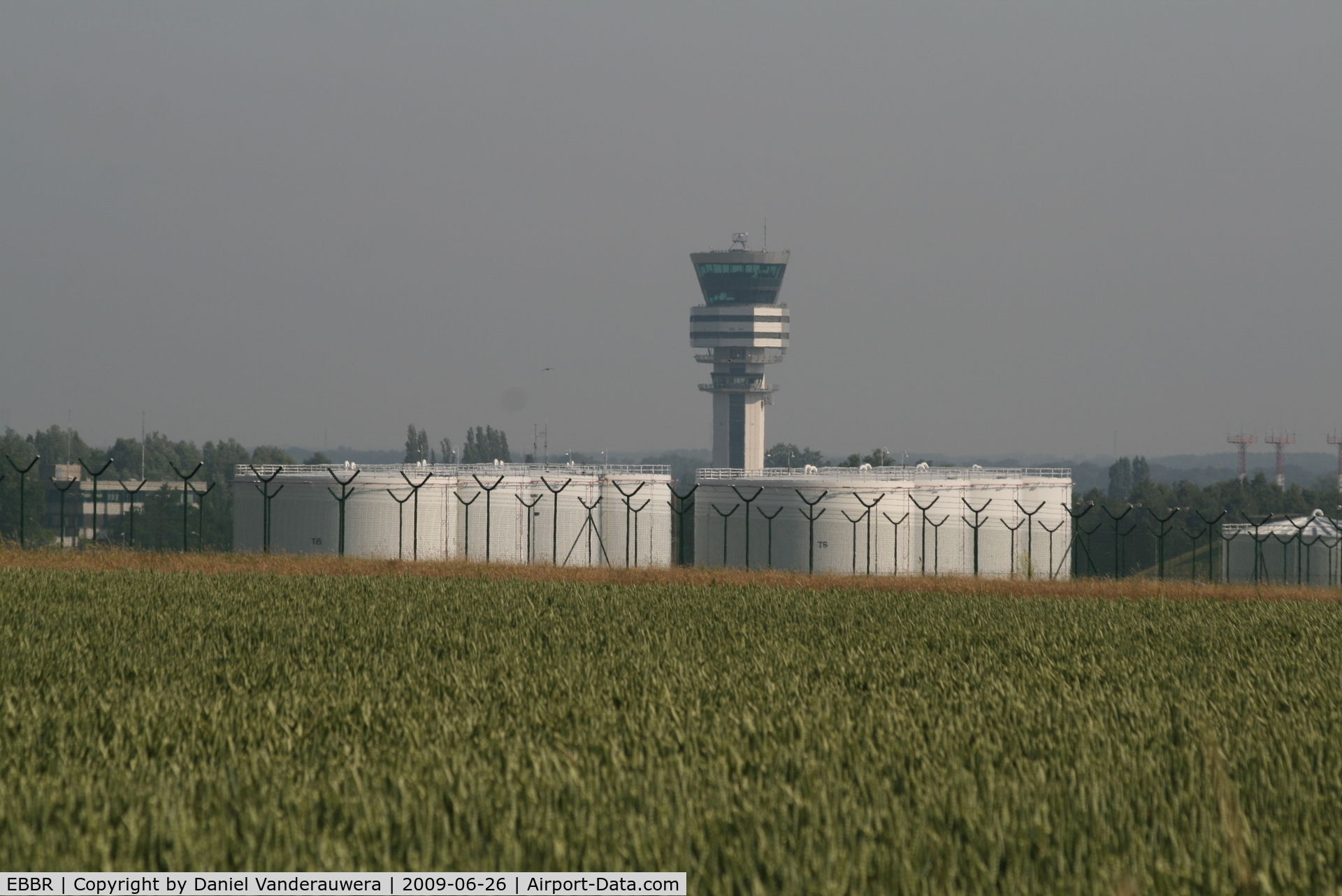 Brussels Airport, Brussels / Zaventem   Belgium (EBBR) - Tank farm and Control Tower