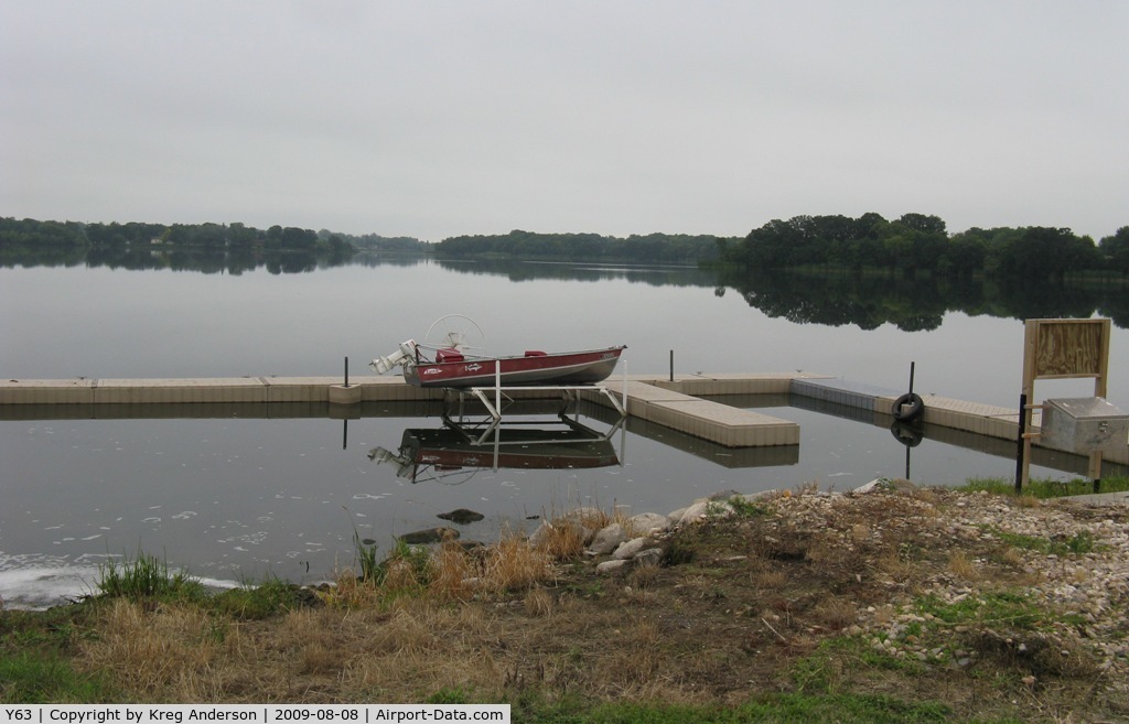 Elbow Lake Municipal - Pride Of The Prairie Airport (Y63) - The seaplane dock and the lake in Elbow Lake, MN.