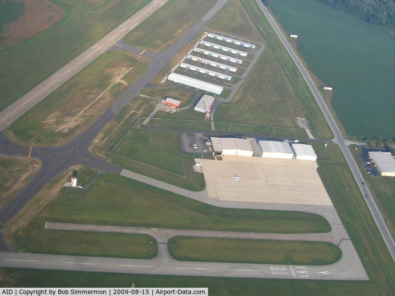 Anderson Muni-darlington Field Airport (AID) - View of the ramp and facilities