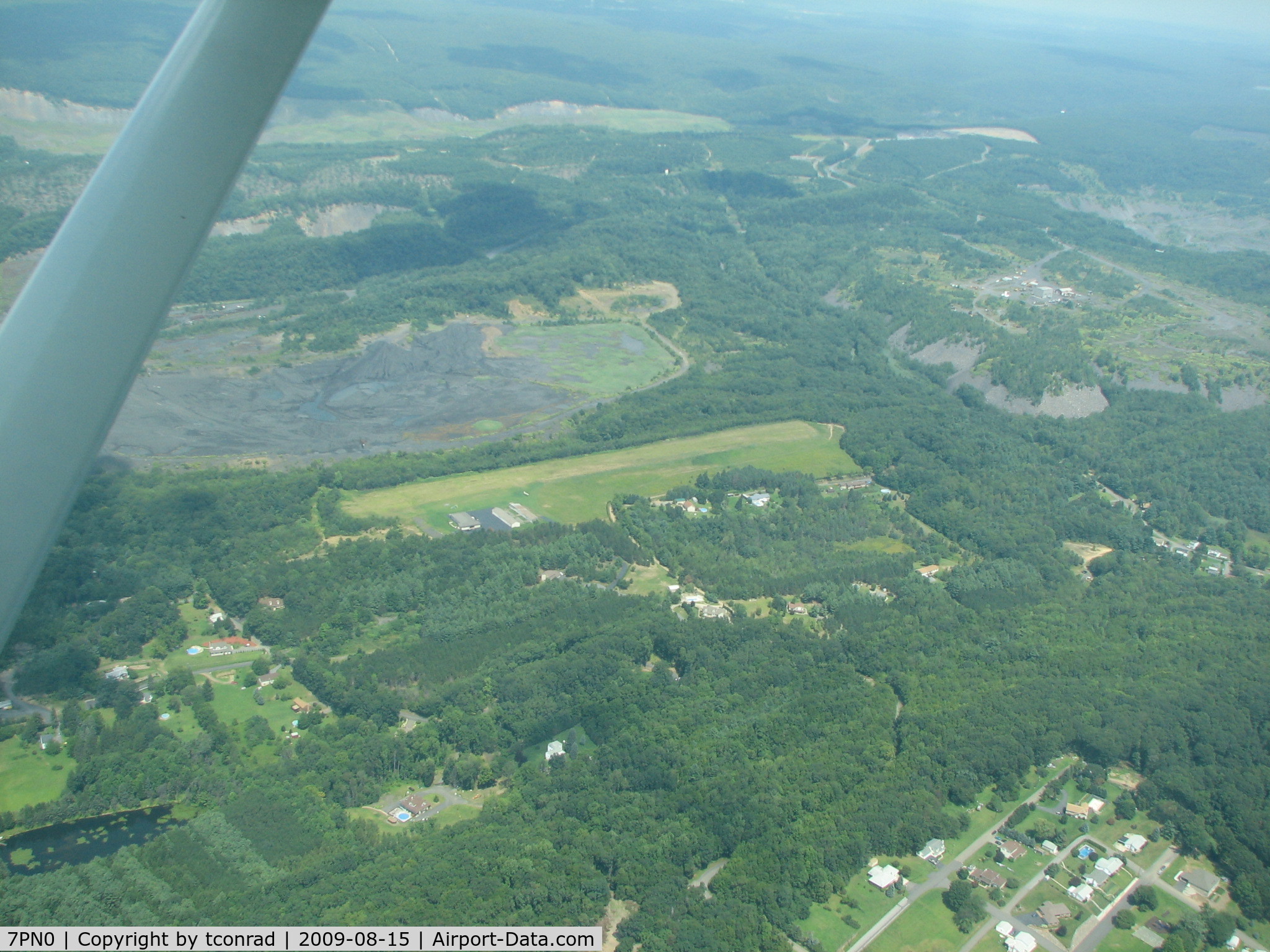 Tidmore Airport (7PN0) - Tidmore (private grass strip) near Minersville, PA