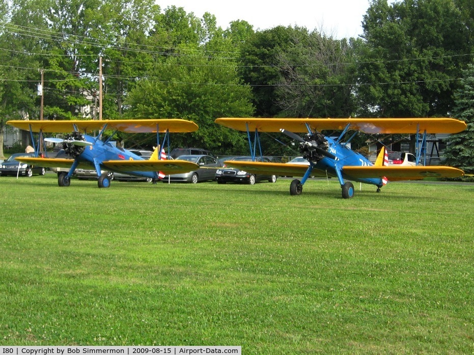 Noblesville Airport (I80) - N9HY (L) and N49711 (R) at the EAA fly-in