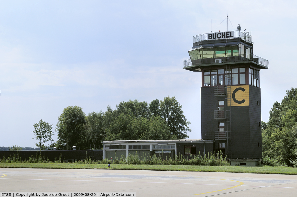 Büchel Airforce Base Airport, Büchel / Cochem Germany (ETSB) - former control tower at Buchel air base