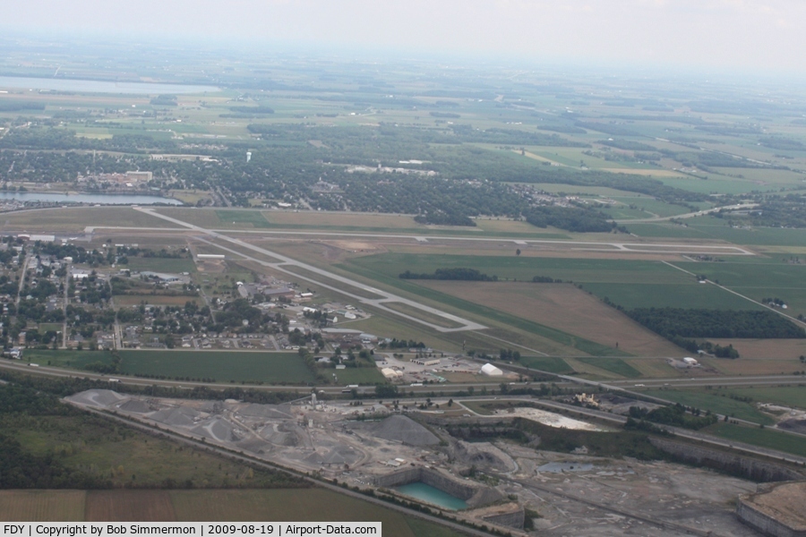 Findlay Airport (FDY) - Looking east