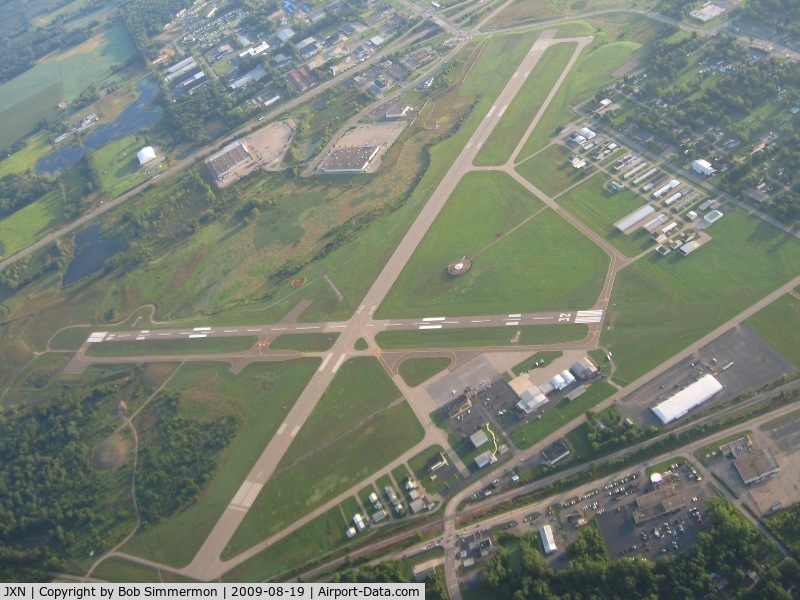 Jackson County-reynolds Field Airport (JXN) - Looking north