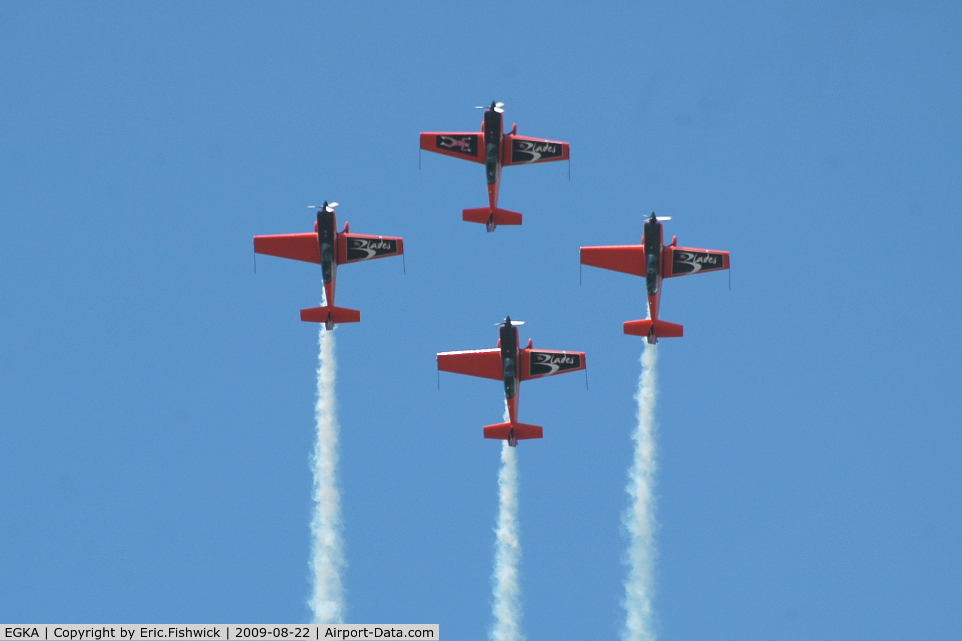 Shoreham Airport, Shoreham United Kingdom (EGKA) - The Blades at the superb RAFA Battle of Britain Airshow, Shoreham Airport, Aug 09