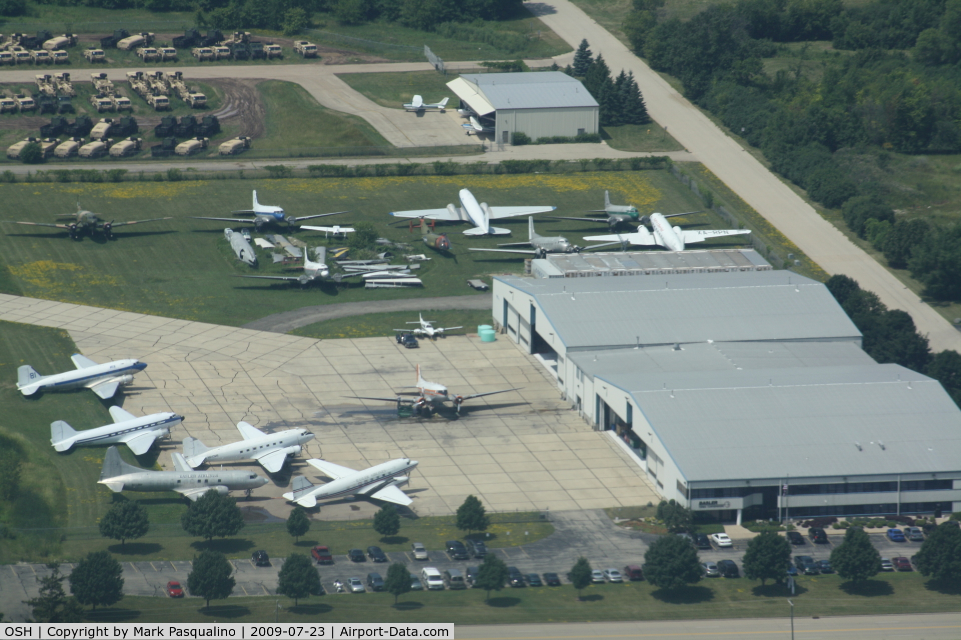 Wittman Regional Airport (OSH) - DC-3 aircraft 