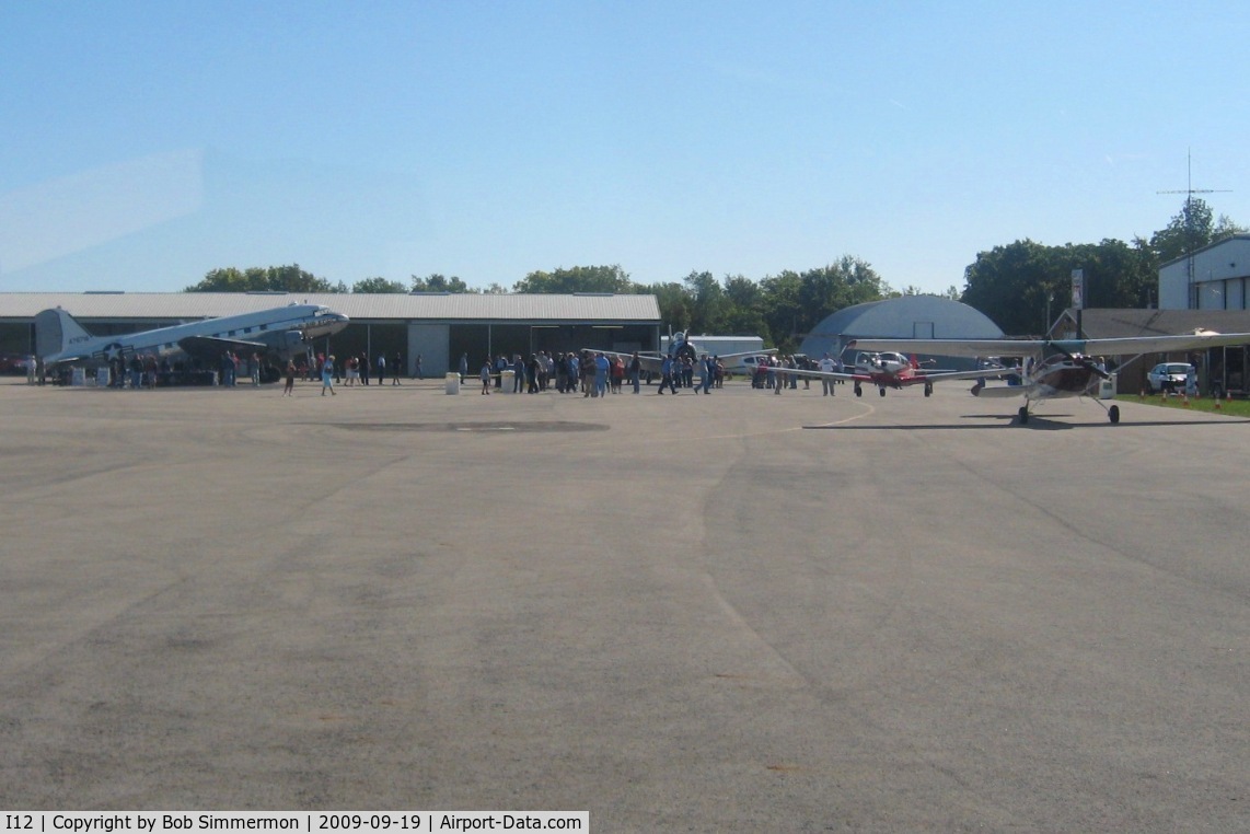 Sidney Municipal Airport (I12) - Activities during the EAA fly-in.