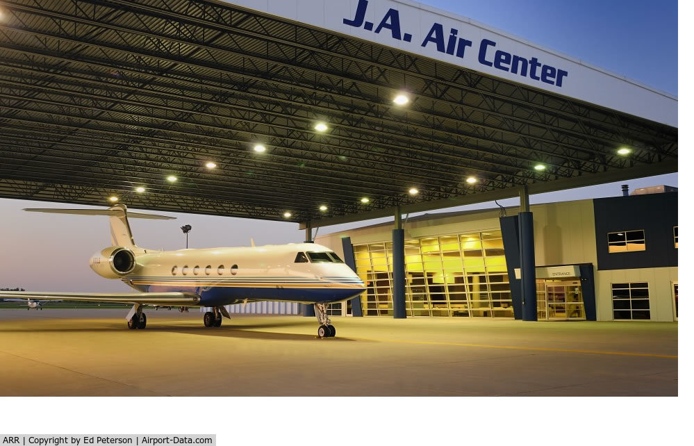 Aurora Municipal Airport (ARR) - Gulfstream GV at  J.A. Air Center