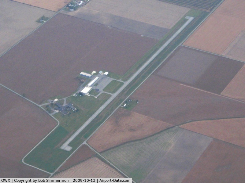 Putnam County Airport (OWX) - Looking SW from 7500'