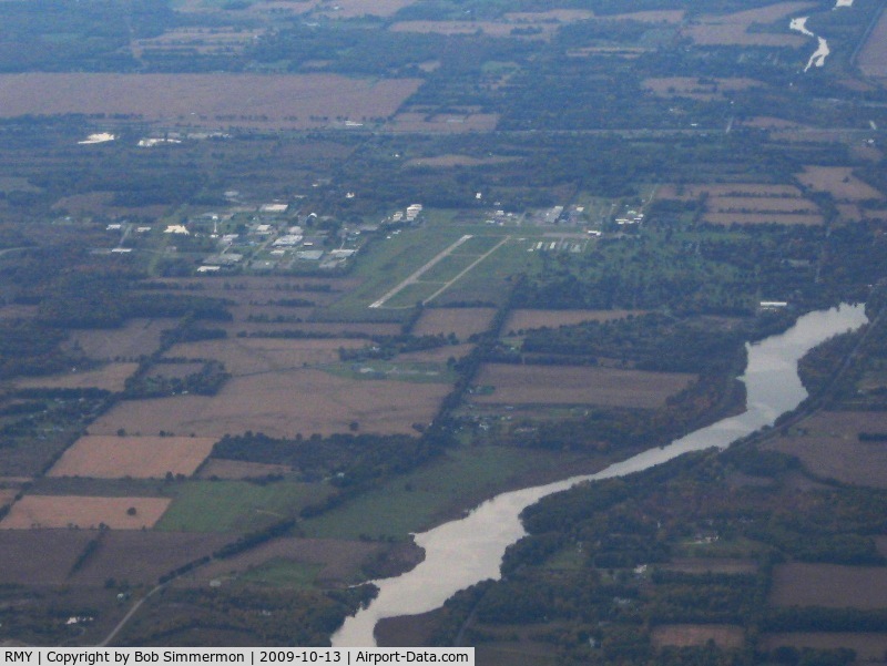 Brooks Field Airport (RMY) - Looking SW from a distance.