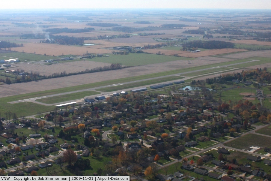 Van Wert County Airport (VNW) - In the pattern Looking SW