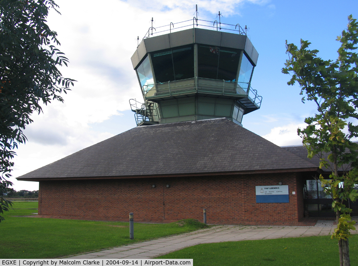 RAF Leeming Airport, Leeming Bar, England United Kingdom (EGXE) - The ATC Control Tower, RAF Leeming, UK.