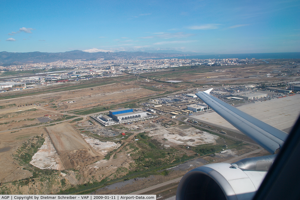 Málaga Airport, Málaga Spain (AGP) - Construction site of second Runway