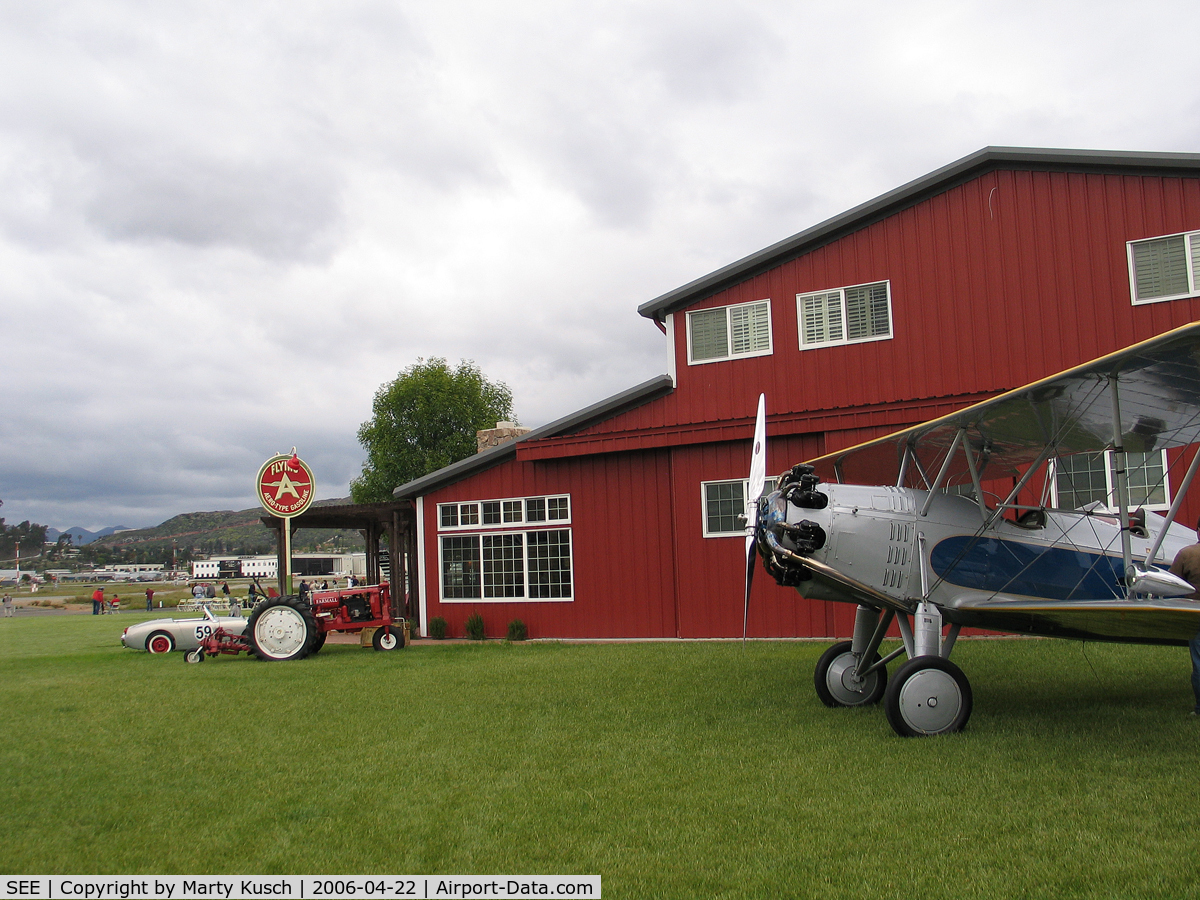 Gillespie Field Airport (SEE) - Residential hangars