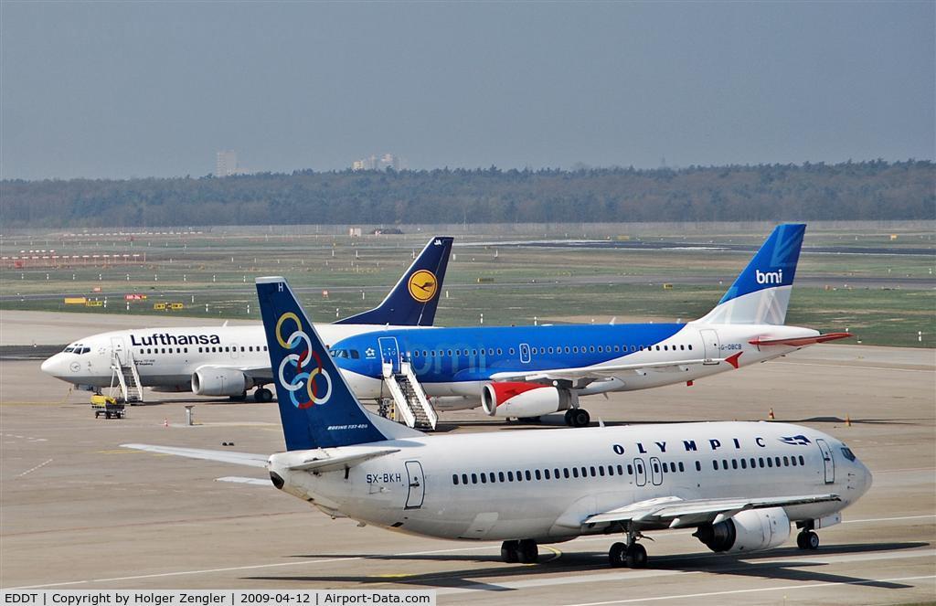 Tegel International Airport (closing in 2011), Berlin Germany (EDDT) - View to southern APRON