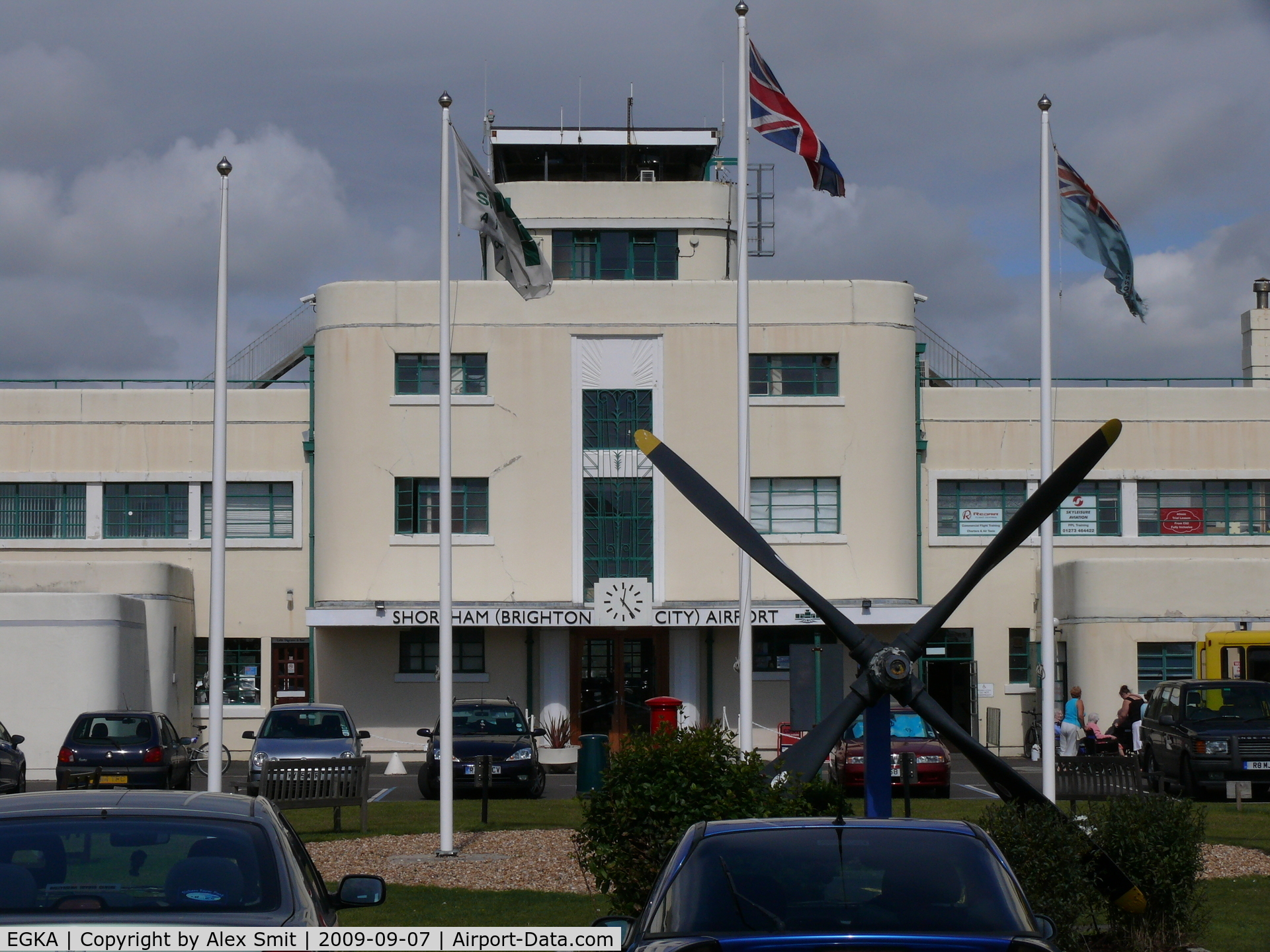 Shoreham Airport, Shoreham United Kingdom (EGKA) - Shoreham Brighting Terminal buuilding