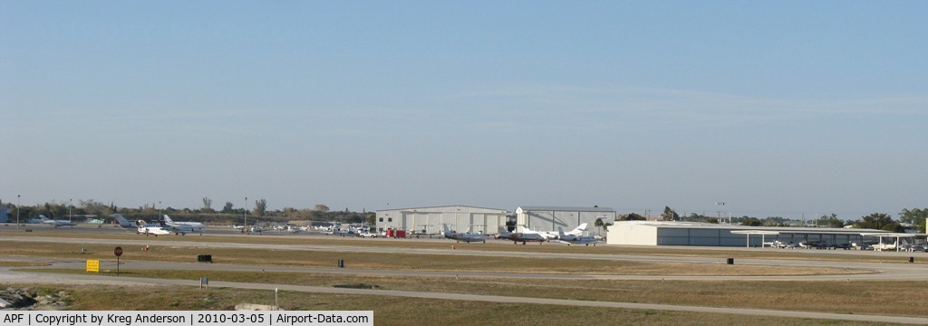 Naples Municipal Airport (APF) - The view of APF from the hill I was standing on near the end of runway 32.