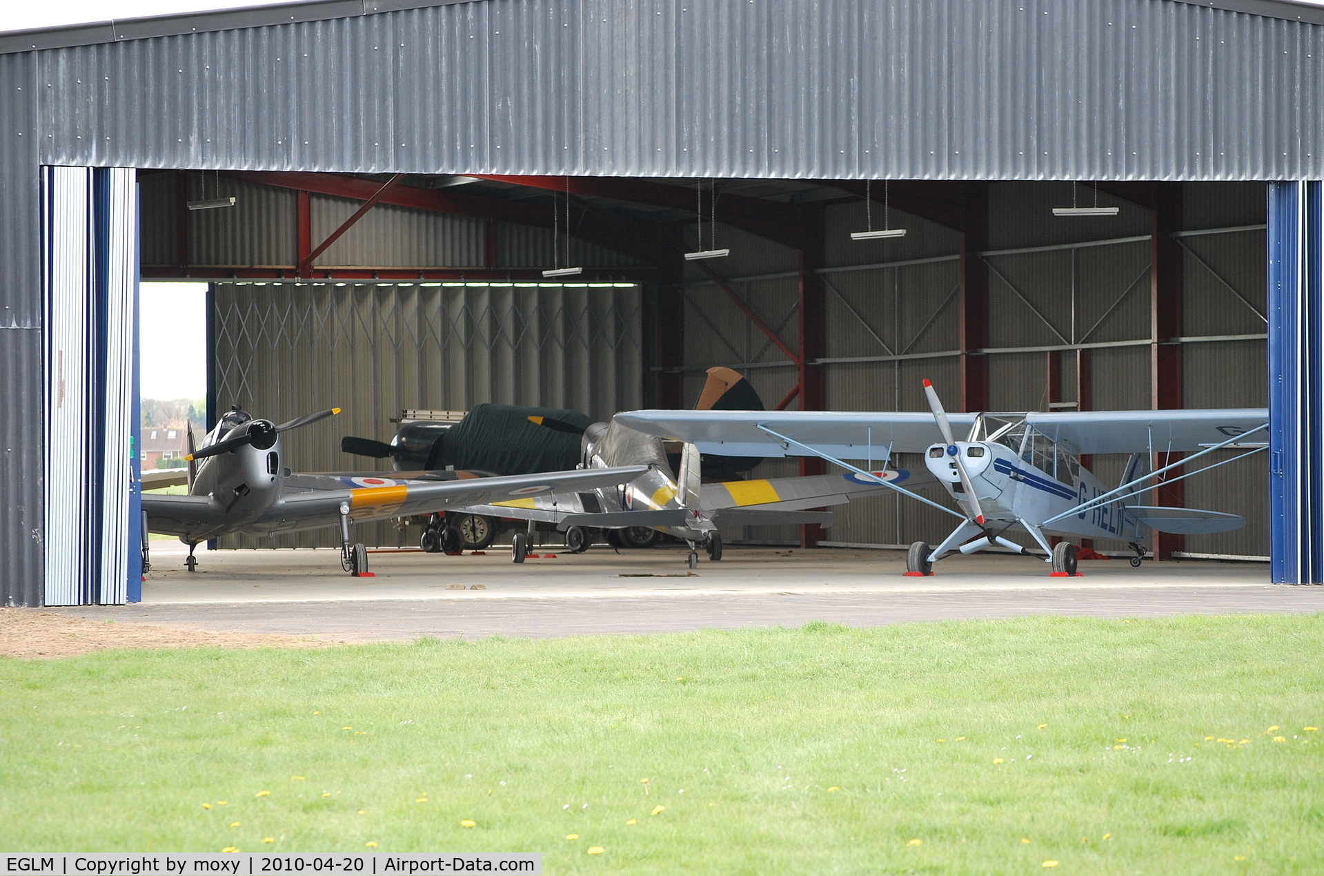 White Waltham Airfield Airport, White Waltham, England United Kingdom (EGLM) - New Hangar at White Waltham