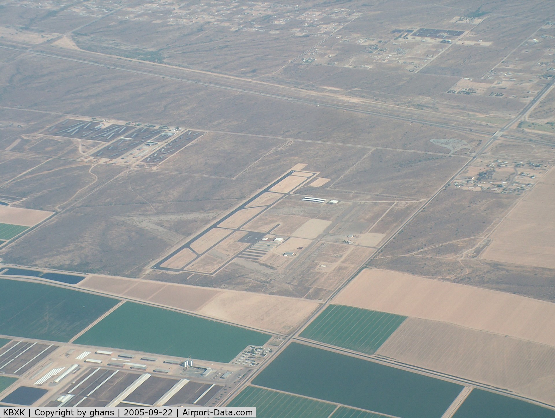 Buckeye Municipal Airport (BXK) - Flying over Buckeye to Phoenix