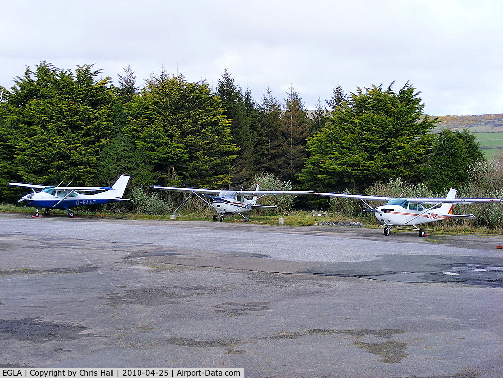 Bodmin Airfield Airport, Bodmin, England United Kingdom (EGLA) - Cessna's at Bodmin Airfield
