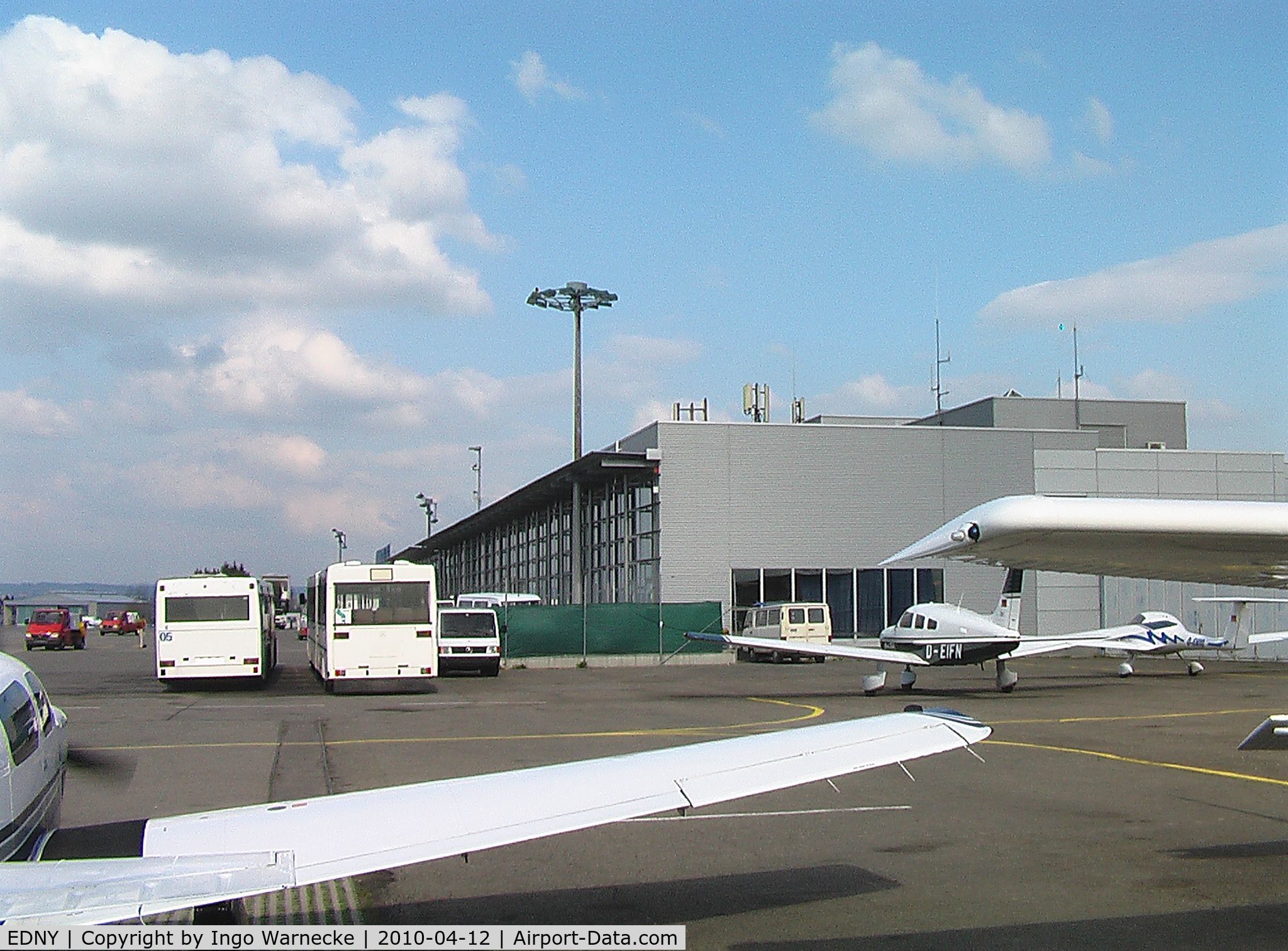 Bodensee Airport, Friedrichshafen Germany (EDNY) - new terminal building (airside)