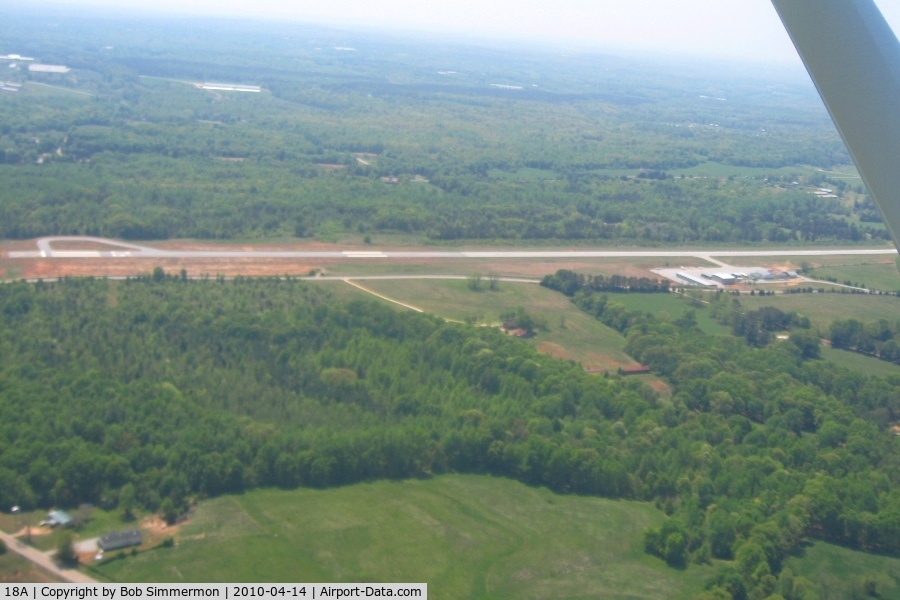 Franklin County Airport (18A) - Looking south