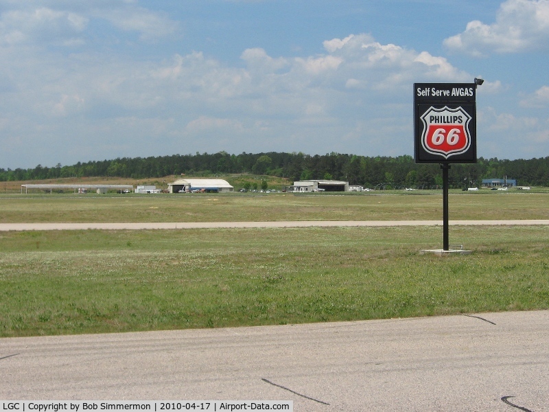 Lagrange-callaway Airport (LGC) - Looking north across the field from the FBO