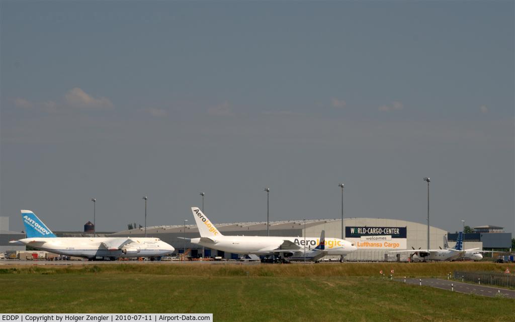 Leipzig/Halle Airport, Leipzig/Halle Germany (EDDP) - Big birds and smaller ones in the Cargo corner.