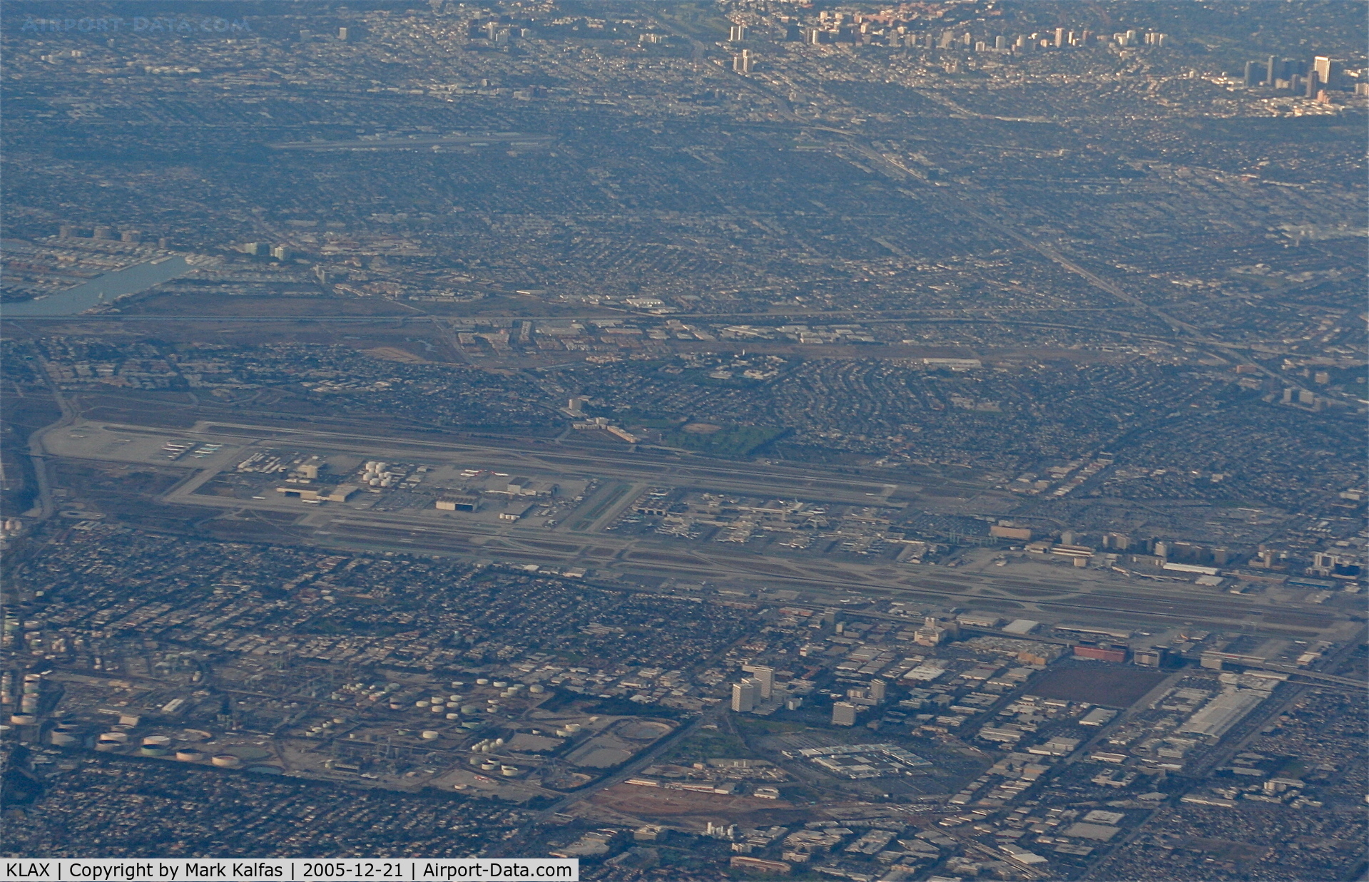 Los Angeles International Airport (LAX) - LAX as seen climbing through 15.000 en route to ORD.