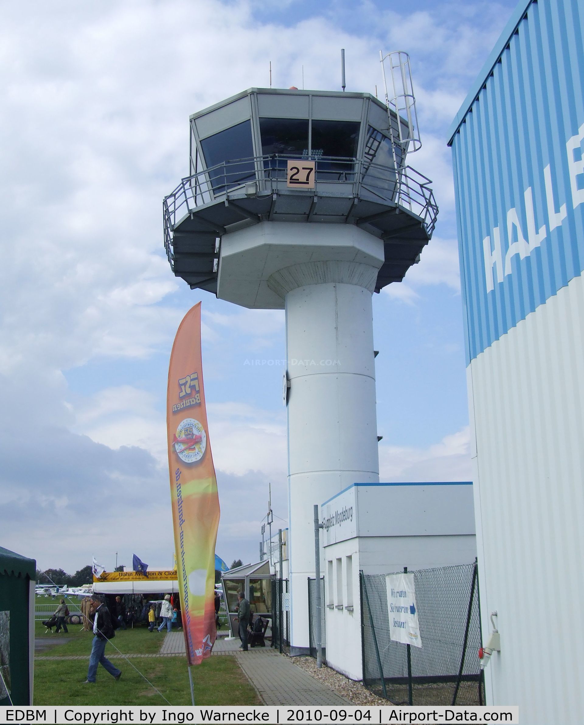 EDBM Airport - Magdeburg airfield, the new tower
