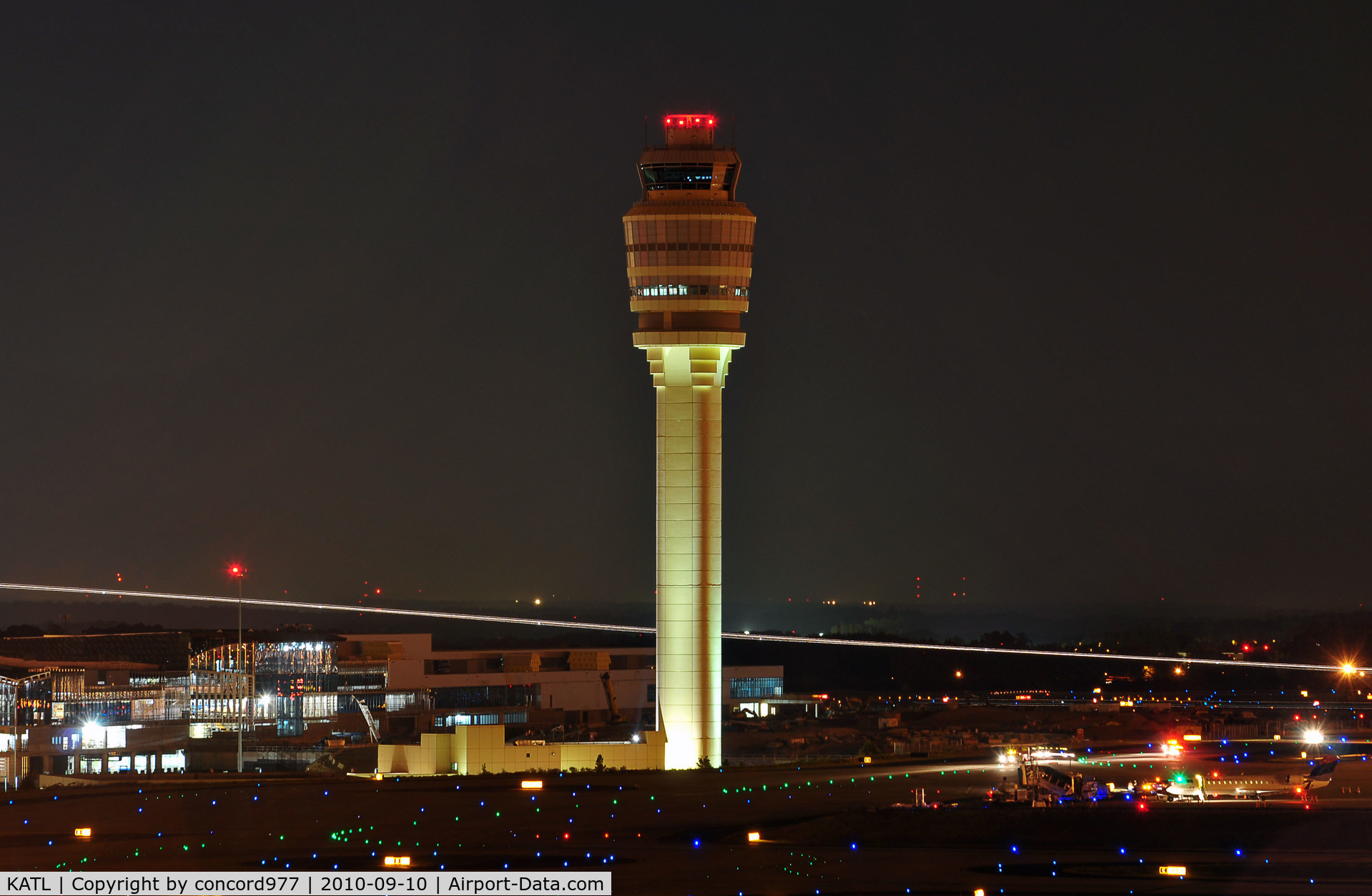 Hartsfield - Jackson Atlanta International Airport (ATL) - New tower at KATL, adjacent to the new International Terminal.