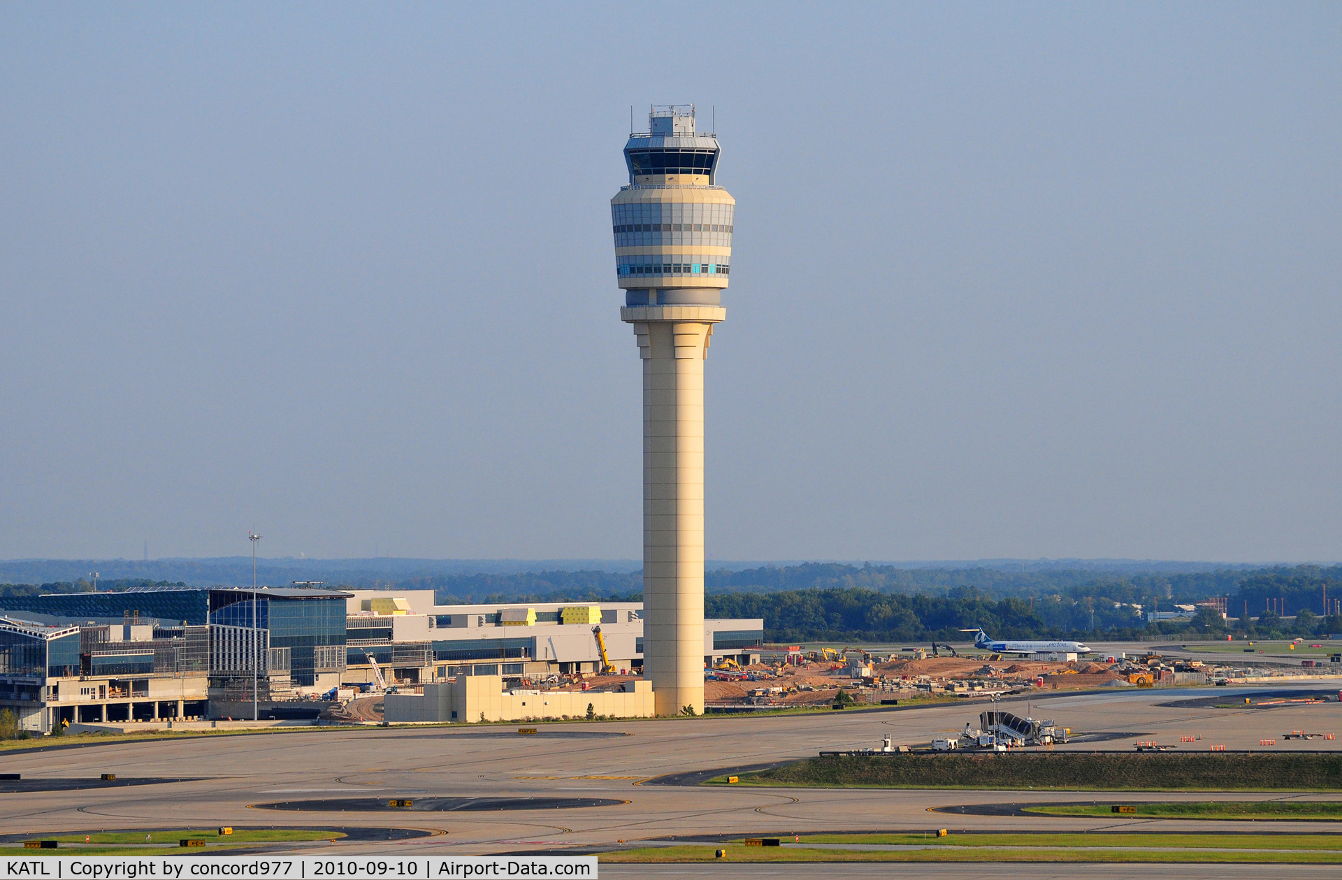 Hartsfield - Jackson Atlanta International Airport (ATL) - New tower at KATL, adjacent to the new International Terminal.
