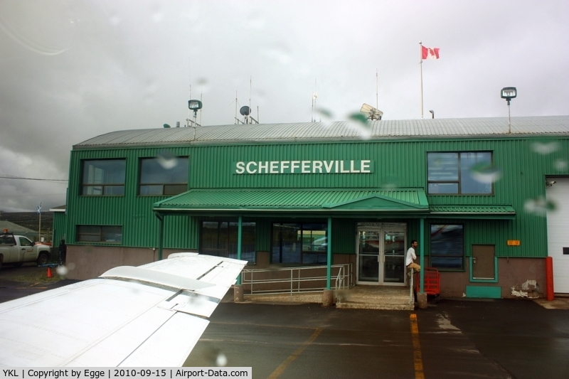 Schefferville Airport, Schefferville, Quebec Canada (YKL) - Pluie