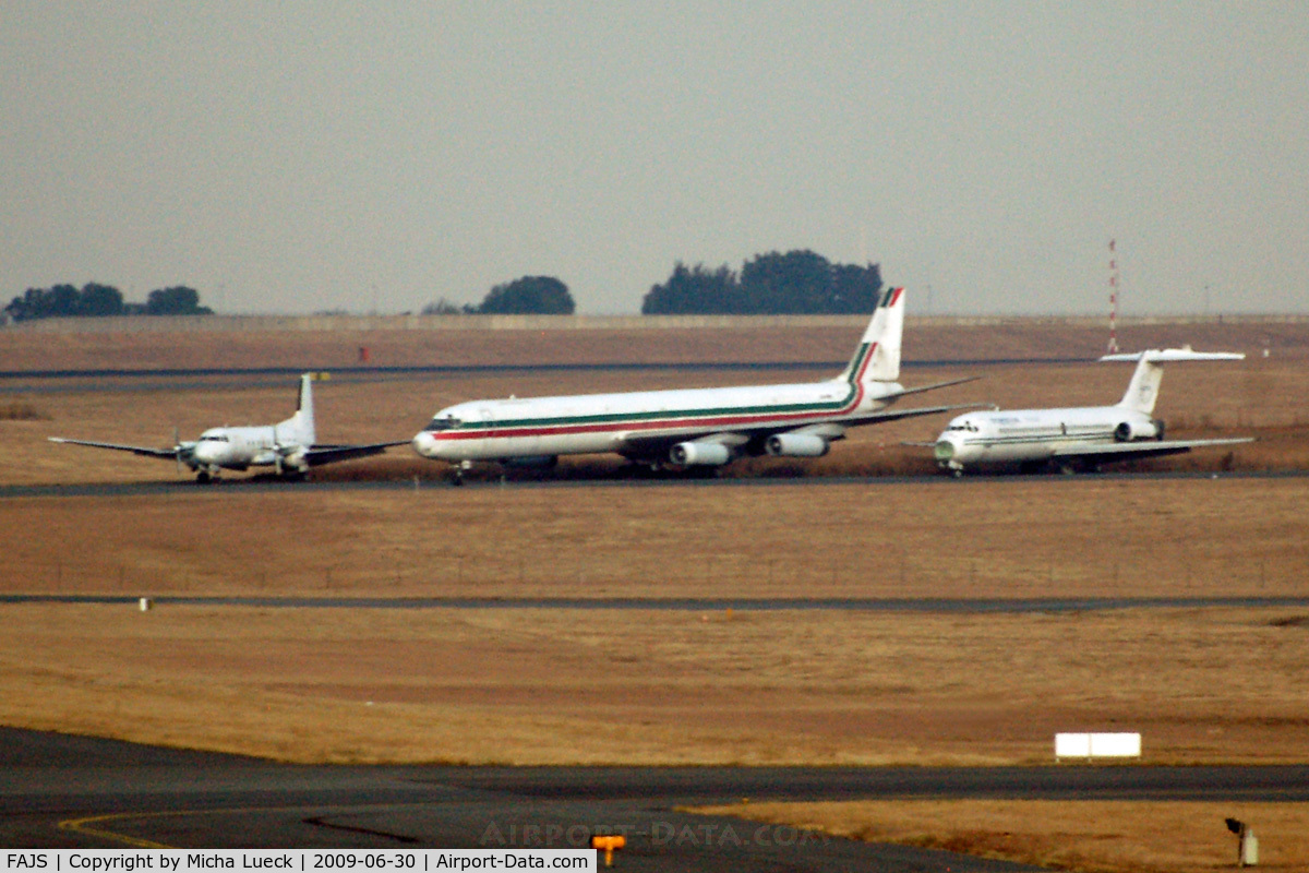 OR Tambo International Airport, Johannesburg South Africa (FAJS) - Some old metal parked remotely at JNB