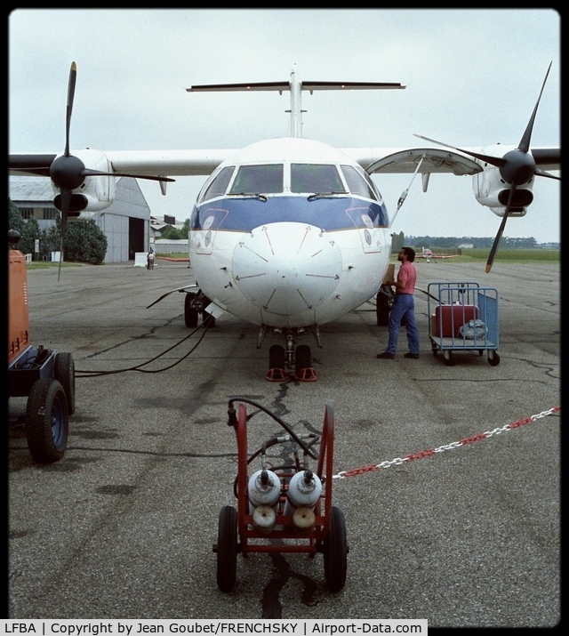 Agen Airport, La Garenne Airport France (LFBA) - il y a bien longtemps, un ATR42 d'Air Lit' sur la liaison Agen/Orly