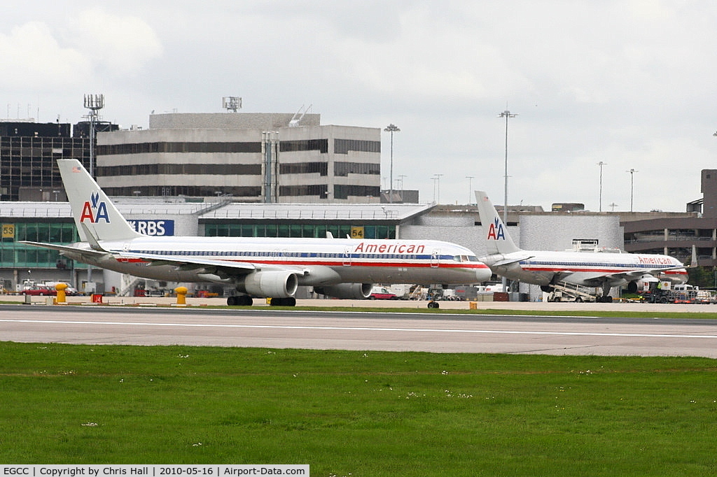 Manchester Airport, Manchester, England United Kingdom (EGCC) - American Airlines Boeing 757's at Manchester Airport