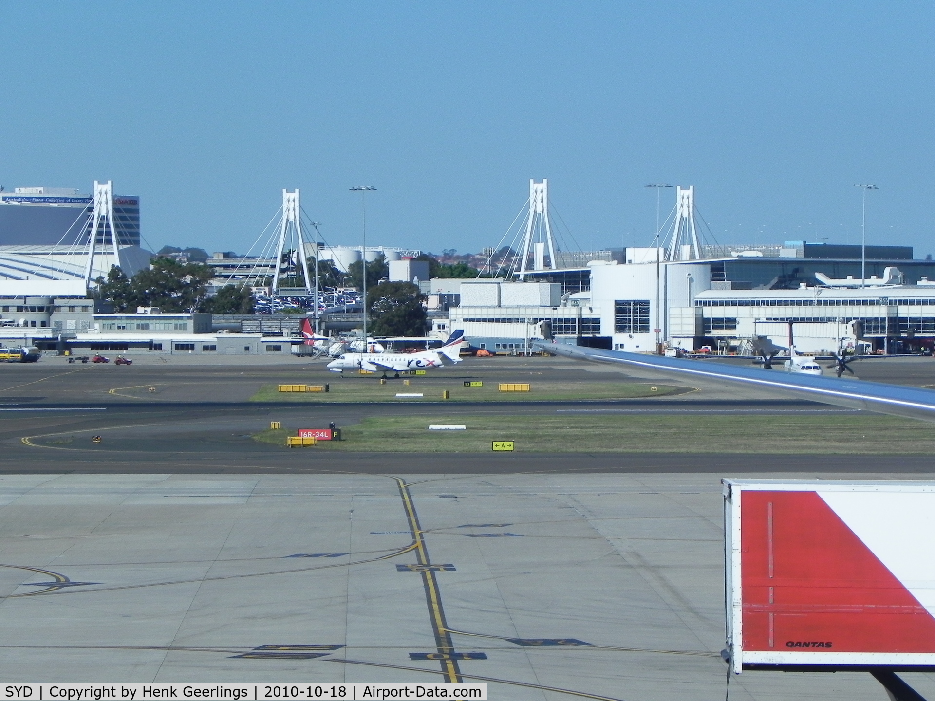 Sydney Airport, Mascot, New South Wales Australia (SYD) - Domestic Terminal , seen fron Int'l Building