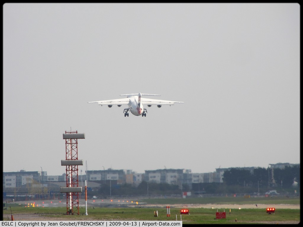 London City Airport, London, England United Kingdom (EGLC) - take off