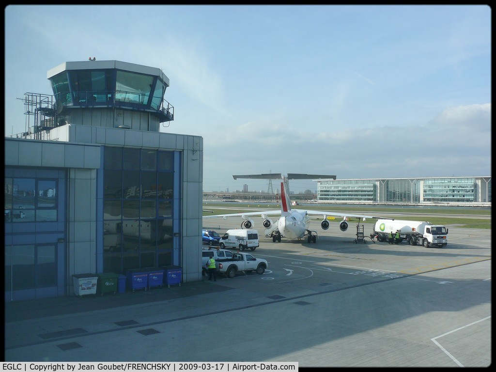 London City Airport, London, England United Kingdom (EGLC) - .