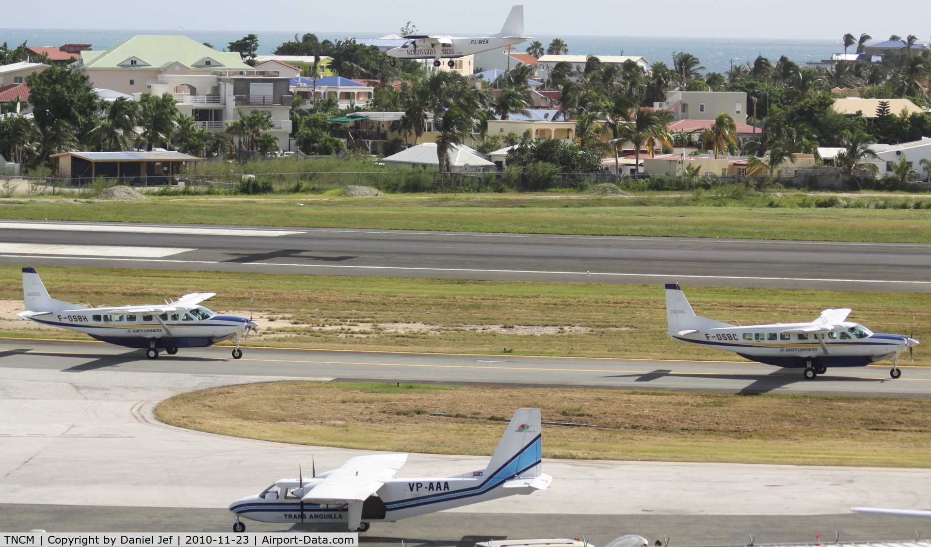 Princess Juliana International Airport, Philipsburg, Sint Maarten Netherlands Antilles (TNCM) - Some small action going on at TNCM