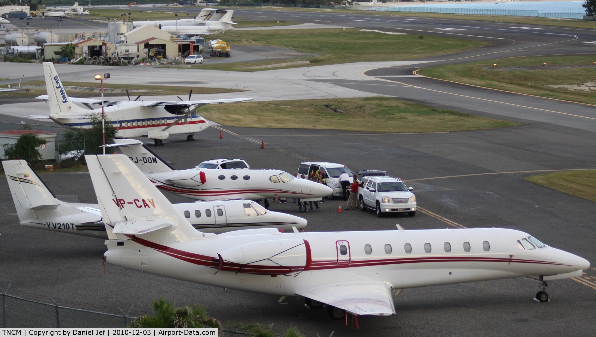 Princess Juliana International Airport, Philipsburg, Sint Maarten Netherlands Antilles (TNCM) - TNCM cargo ramp!